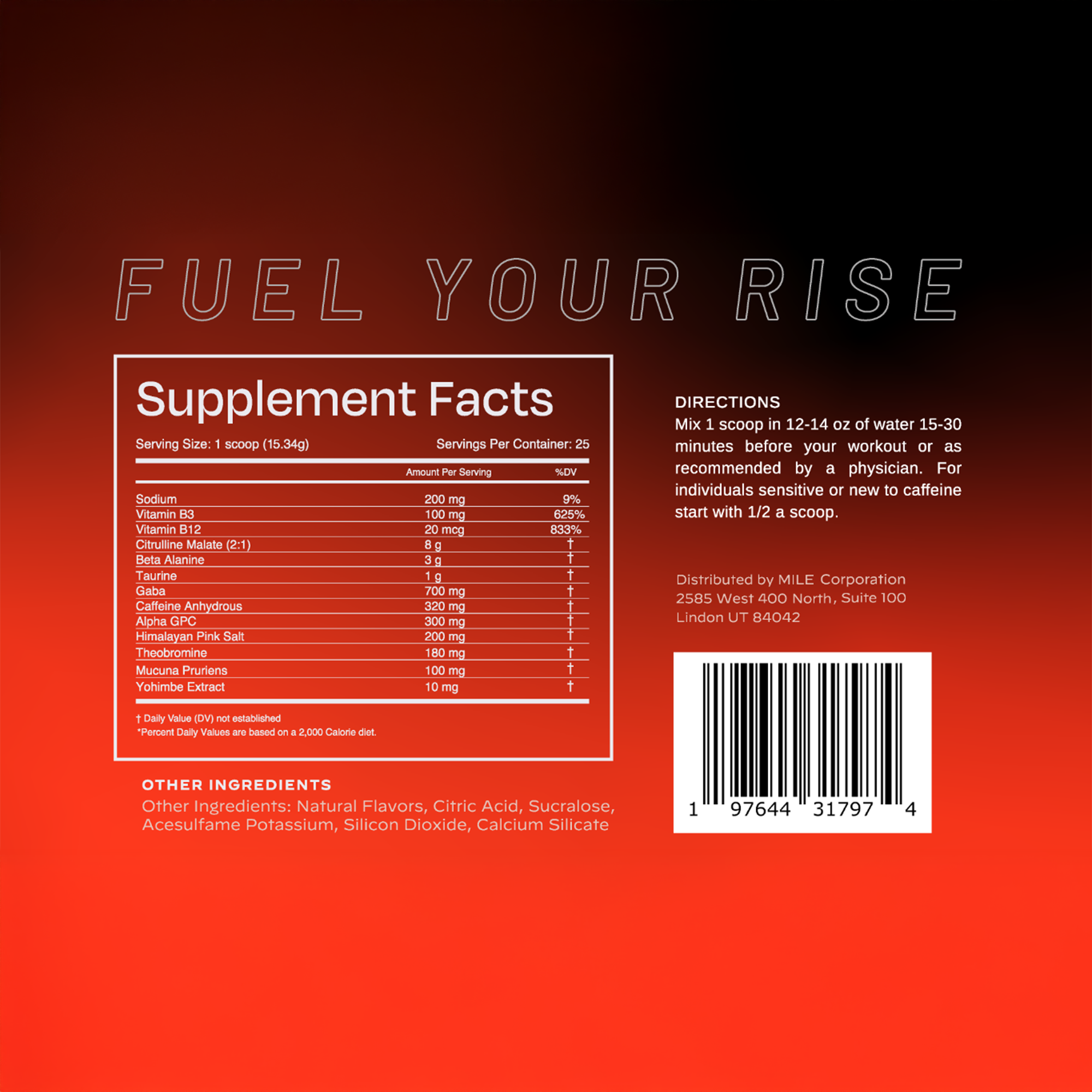 Image of Mile Pre-Workout