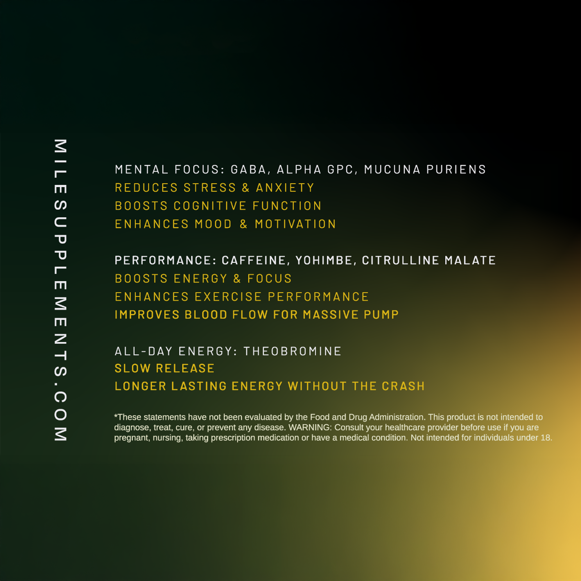 Image of Mile Pre-Workout